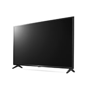 LG 43'' LG UHD 4K TV, webOS Smart TV, pohľad zboku z uhla 30 stupňov s ilustračným obrázkom, 43UP75003LF, thumbnail 3