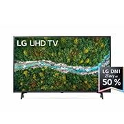 LG 43'' LG UHD 4K TV, webOS Smart TV, Pohľad spredu na televízor LG UHD TV, 43UP77003LB, thumbnail 1
