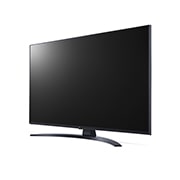 LG 43'' LG UHD 4K TV, webOS Smart TV, pohľad zboku z uhla 30 stupňov s ilustračným obrázkom, 43UP81003LR, thumbnail 3