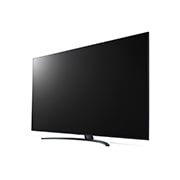 LG 70'' LG UHD 4K TV, webOS Smart TV, pohľad zboku z uhla 30 stupňov s ilustračným obrázkom, 70UP81003LR, thumbnail 3