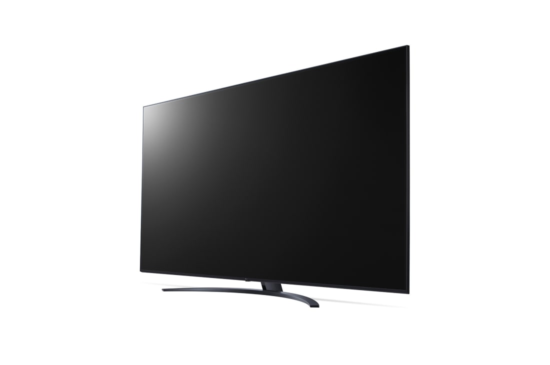 LG 70'' LG UHD 4K TV, webOS Smart TV, pohľad zboku z uhla 30 stupňov s ilustračným obrázkom, 70UP81003LR, thumbnail 3