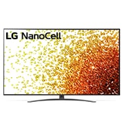 LG 65'' LG NanoCell TV, webOS Smart TV, Pohľad spredu na televízor LG NanoCell TV, 65NANO913PA, thumbnail 1