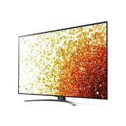 LG 65'' LG NanoCell TV, webOS Smart TV, pohľad zboku z uhla 30 stupňov s ilustračným obrázkom, 65NANO913PA, thumbnail 3