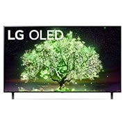 LG 55'' LG OLED TV, webOS Smart TV, front view, OLED55A13LA, thumbnail 1