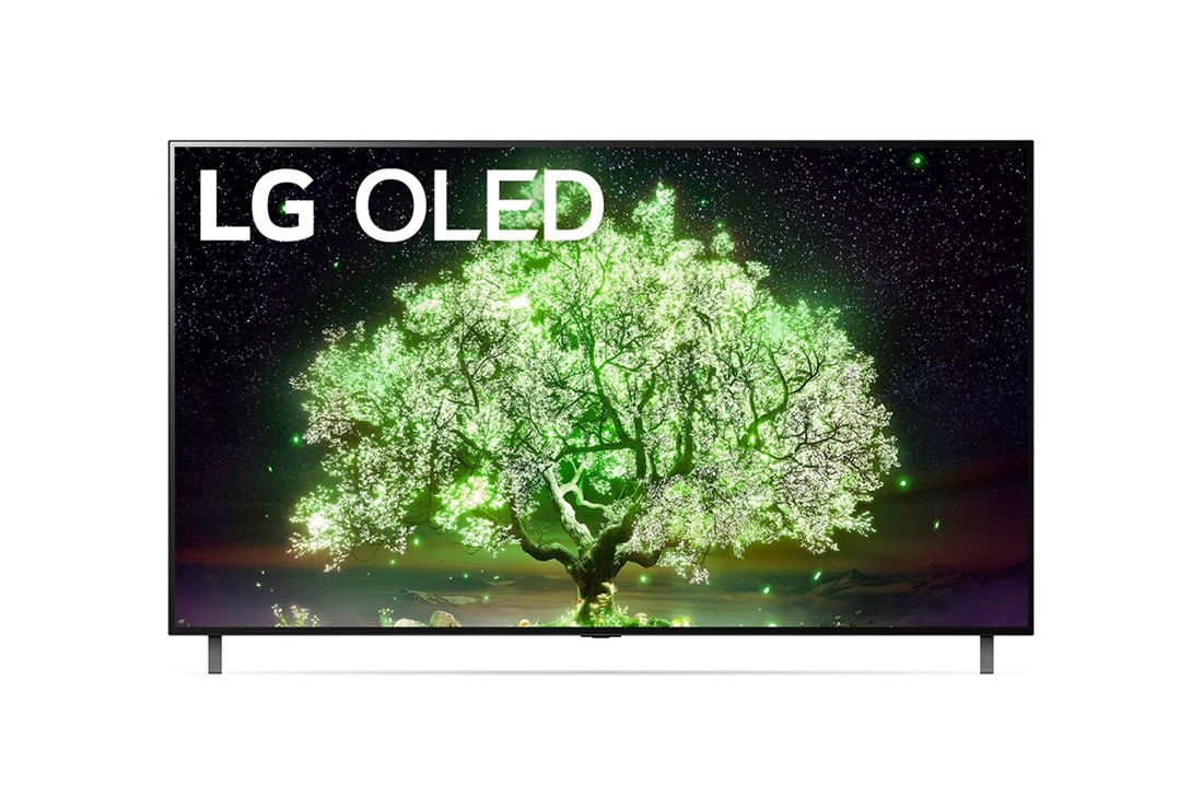 LG 77'' LG OLED TV, webOS Smart TV, front view, OLED77A13LA
