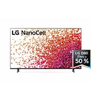 LG 50'' LG NanoCell TV, webOS Smart TV, Pohľad spredu na televízor LG NanoCell TV, 50NANO753PR, thumbnail 1