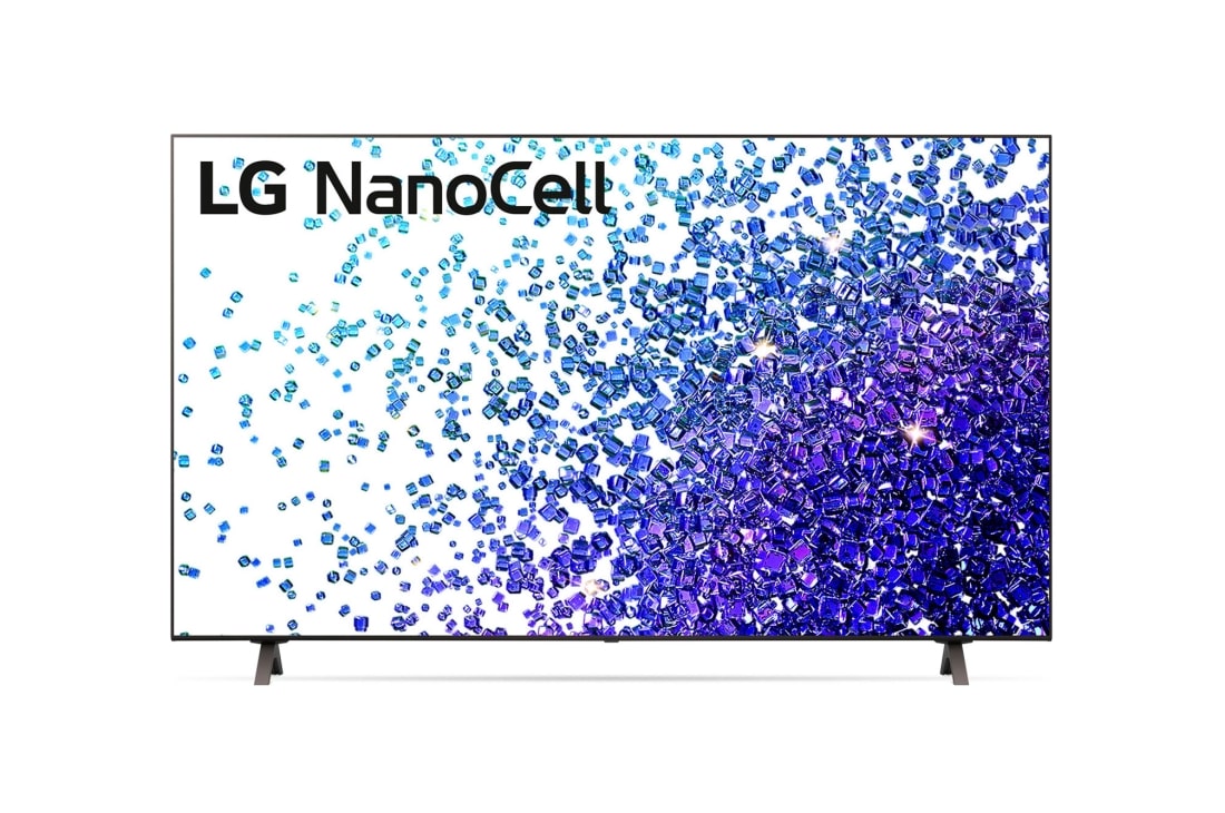 LG 65'' LG NanoCell TV, webOS Smart TV, Pohľad spredu na televízor LG NanoCell TV, 65NANO793PB