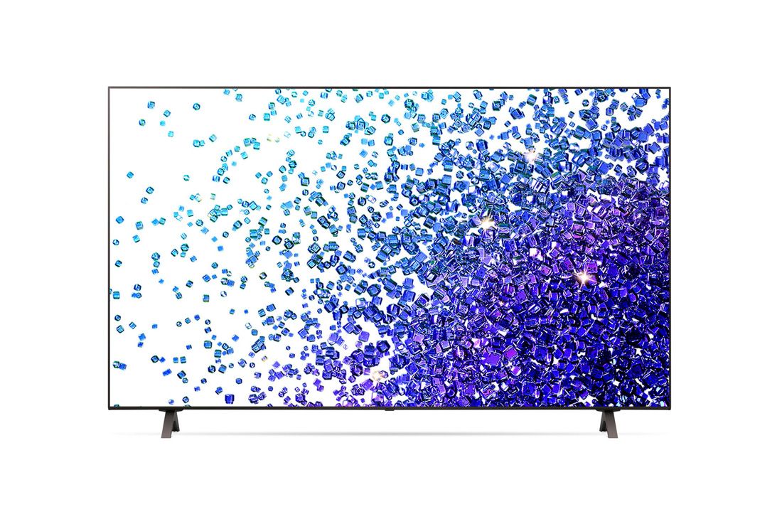 LG 65'' LG NanoCell TV, webOS Smart TV, pohľad spredu s ilustračným obrázkom, 65NANO793PB, thumbnail 2