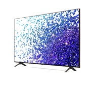 LG 65'' LG NanoCell TV, webOS Smart TV, pohľad zboku z uhla 30 stupňov s ilustračným obrázkom, 65NANO793PB, thumbnail 3