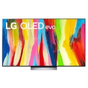 LG 65'' LG OLED evo TV, webOS Smart TV, pohľad spredu, OLED65C21LA, thumbnail 1
