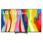 LG 65'' LG OLED evo TV, webOS Smart TV, pohľad spredu, OLED65C22LB, thumbnail 1
