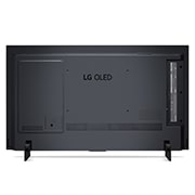 LG 42'' LG OLED evo TV, webOS Smart TV, pohľad zozadu, OLED42C21LA, thumbnail 7