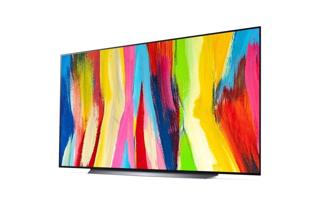 LG 83'' LG OLED evo TV, webOS Smart TV, pohľad zboku -15 stupňov, OLED83C21LA, thumbnail 2