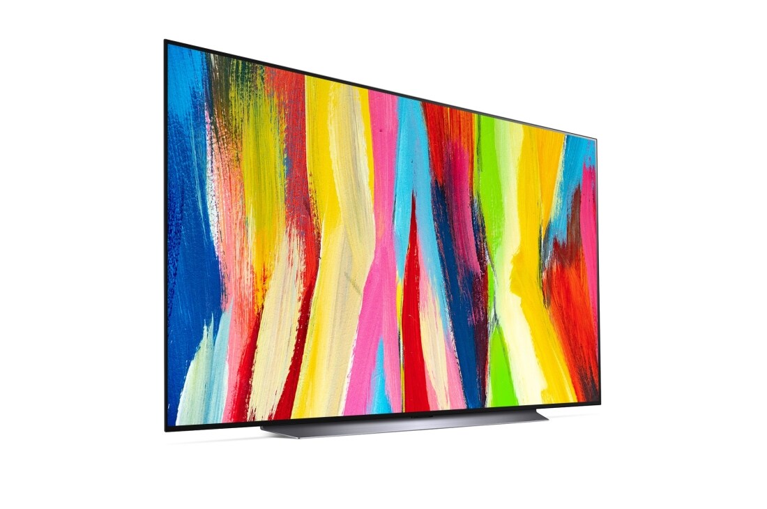 LG 83'' LG OLED evo TV, webOS Smart TV, pohľad zboku 30 stupňov, OLED83C21LA, thumbnail 5