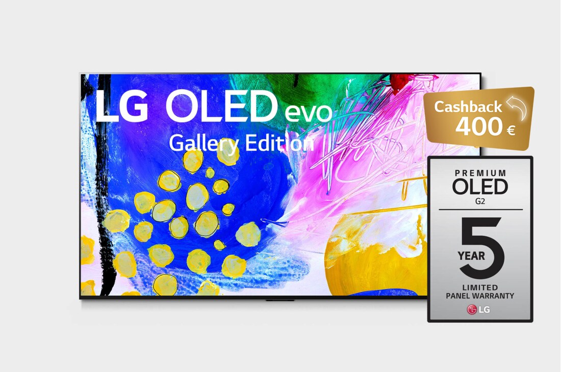 LG 83'' LG OLED TV, webOS Smart TV, pohľad spredu, OLED83G23LA
