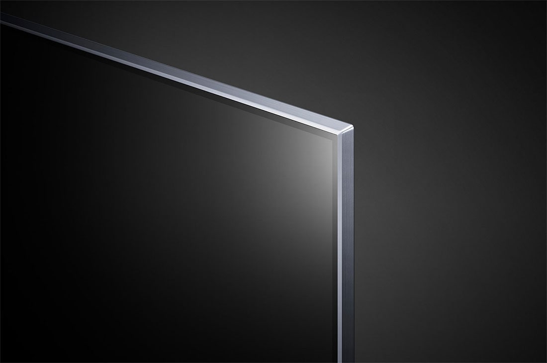 LG 65'' LG QNED TV, webOS Smart TV, pohľad zblízka na panel, 65QNED823QB, thumbnail 6