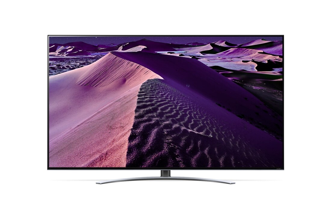 LG 75'' LG QNED TV, webOS Smart TV, pohľad spredu s ilustračným obrázkom, 75QNED873QB, thumbnail 2