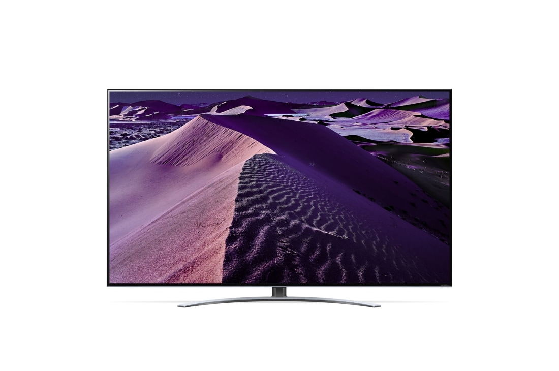 LG 55'' LG QNED TV, webOS Smart TV, pohľad spredu s ilustračným obrázkom, 55QNED873QB, thumbnail 2