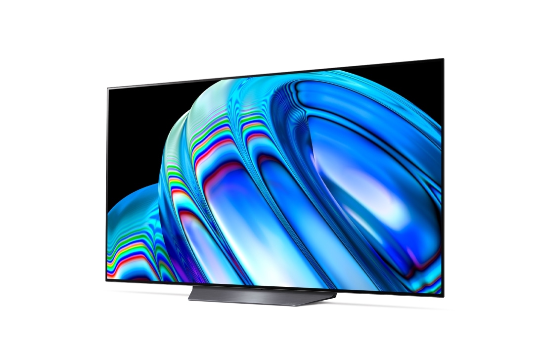 LG 77'' LG OLED TV, webOS Smart TV, Pohľad zboku z mierneho uhla , OLED77B23LA, thumbnail 2