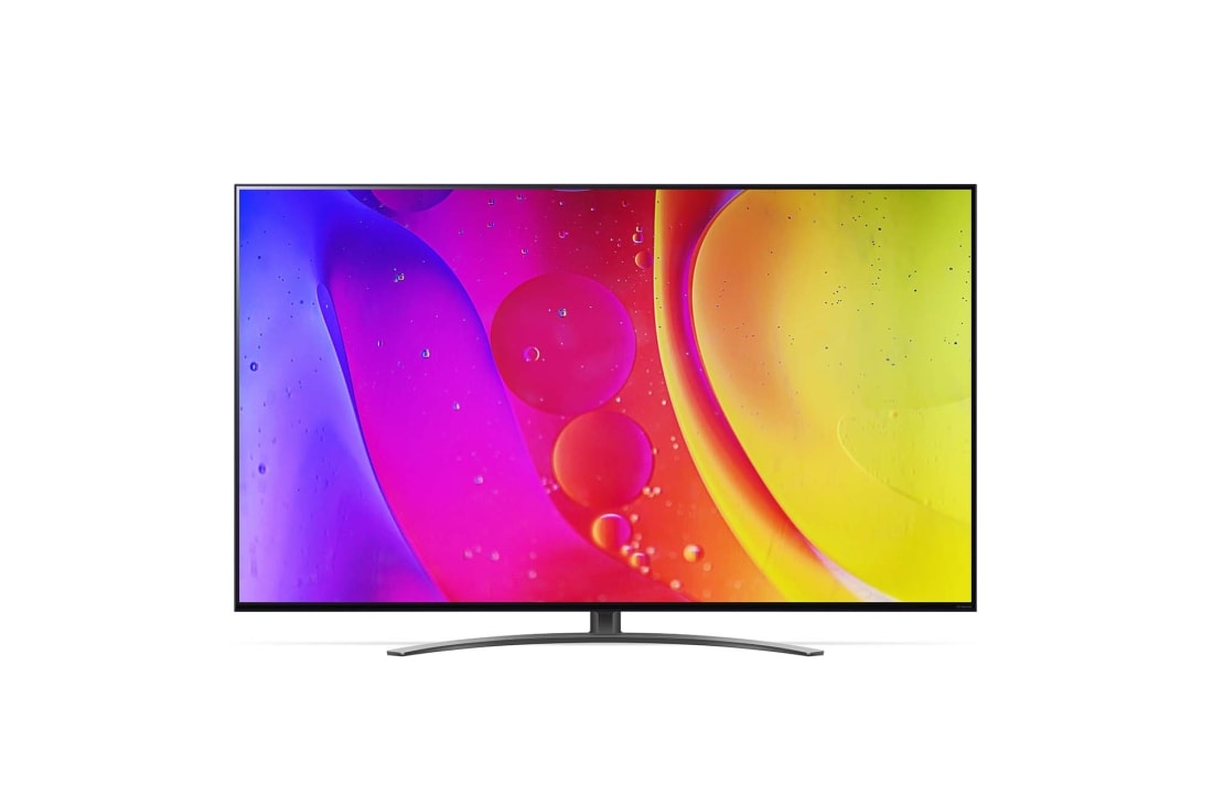 LG 55'' LG NanoCell TV, webOS Smart TV, pohľad spredu s ilustračným obrázkom, 55NANO813QA, thumbnail 2