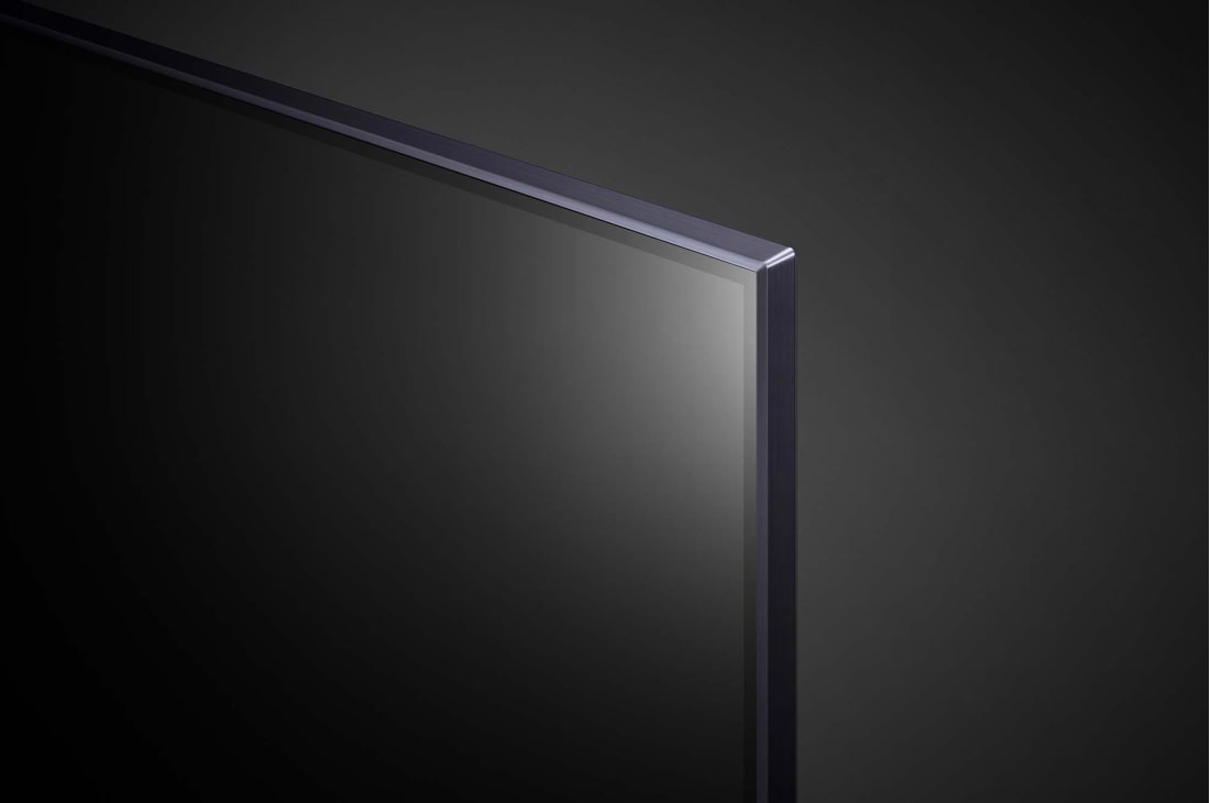 LG 55'' LG NanoCell TV, webOS Smart TV, pohľad zblízka na panel, 55NANO813QA, thumbnail 6