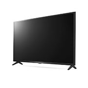 LG 43'' LG UHD TV, webOS Smart TV, pohľad zboku z uhla 30 stupňov s ilustračným obrázkom, 43UQ75003LF, thumbnail 3