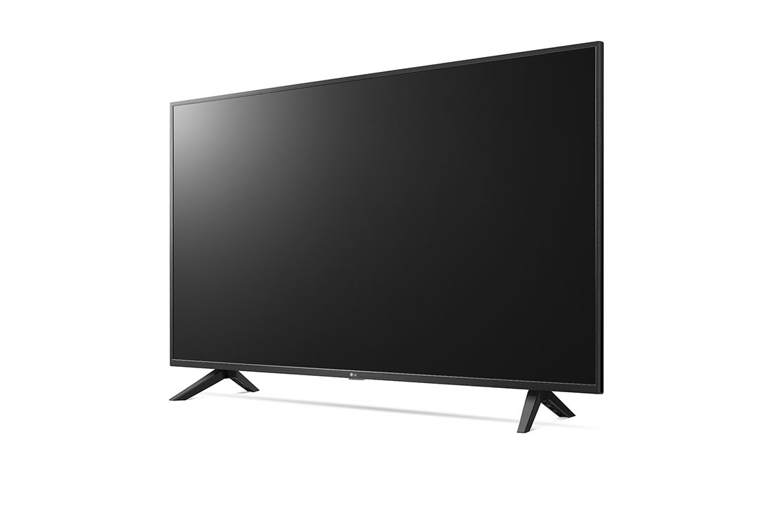 LG 55'' LG UHD TV, webOS Smart TV, pohľad zboku z uhla 30 stupňov s ilustračným obrázkom, 55UQ70003LB, thumbnail 3