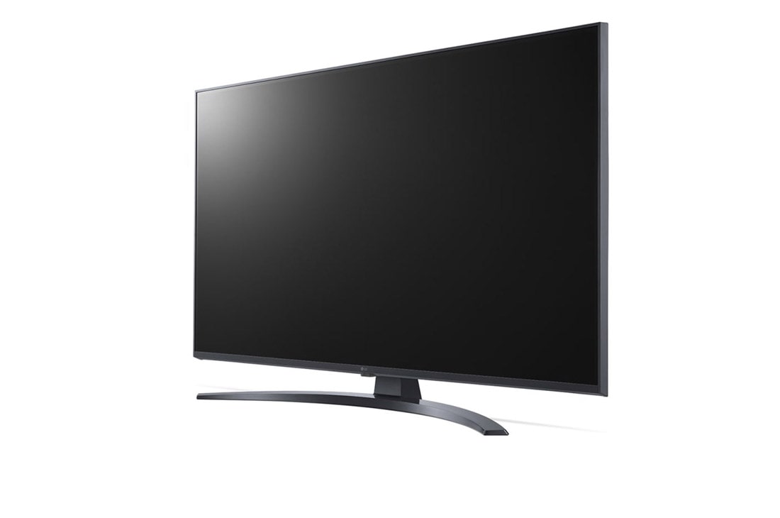 LG 43'' LG UHD TV, webOS Smart TV, pohľad zboku z uhla 30 stupňov, 43UQ81003LB, thumbnail 3