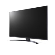 LG 43'' LG UHD TV, webOS Smart TV, pohľad zboku z uhla 30 stupňov, 43UQ81003LB, thumbnail 3