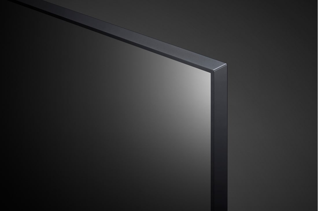 LG 86'' LG UHD TV, webOS Smart TV, Detailný pohľad na mimoriadne tenký horný okraj, 86UQ80003LB, thumbnail 8