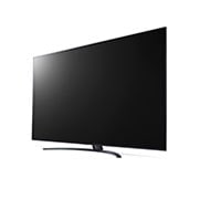 LG 75'' LG UHD TV, webOS Smart TV, pohľad zboku z uhla 30 stupňov, 75UQ91003LA, thumbnail 3