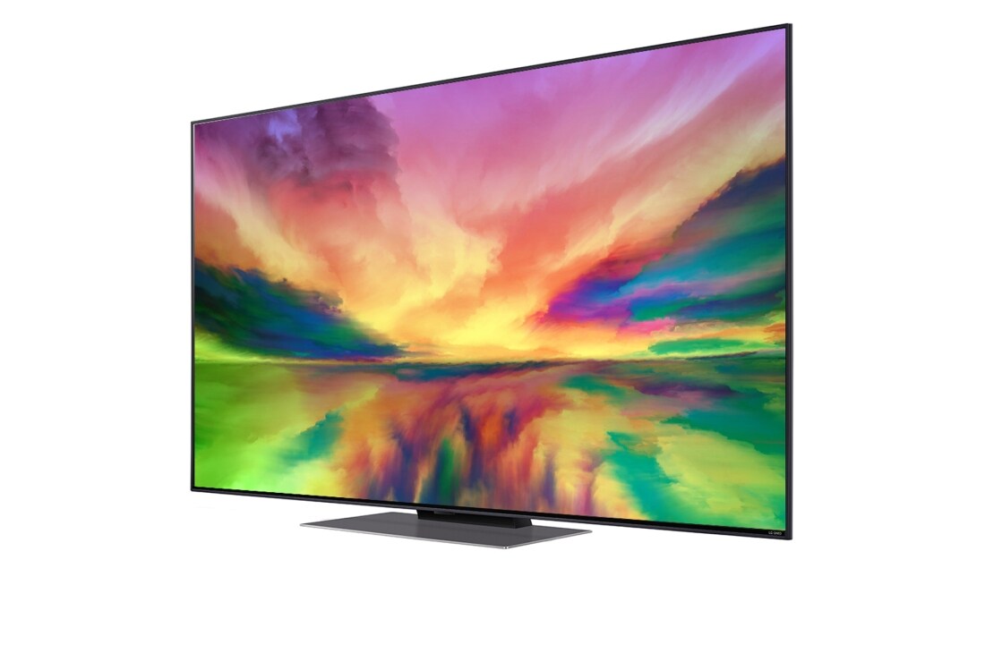 LG 55'' LG QNED TV,  Procesor α7 Gen6 AI, webOS smart TV, 30 degree side view, 55QNED813RE, thumbnail 3