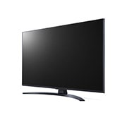 LG 43-palcový televízor Smart TV LG UHD UR81 s rozlíšením 4K, 2023, pohľad zboku pod uhlom 30 stupňov, 43UR81003LJ, thumbnail 4