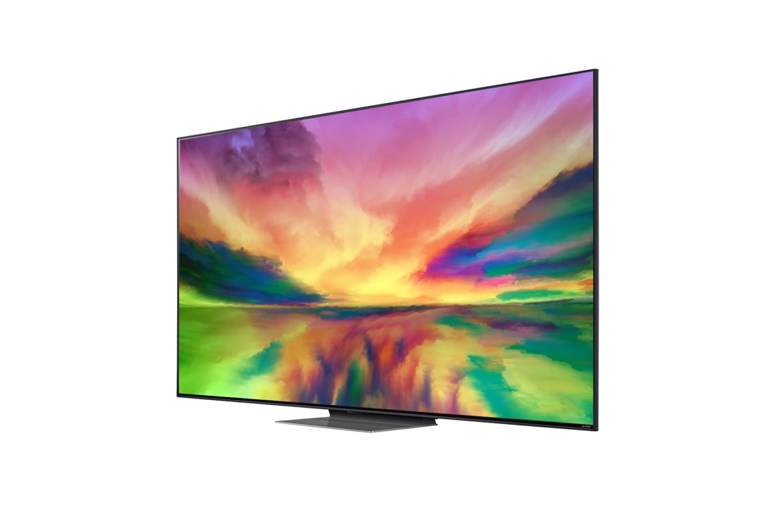 LG 75'' LG QNED TV, Procesor α7 Gen6 AI, webOS smart TV, pohľad zboku pod uhlom 30 stupňov, 75QNED813RE, thumbnail 3