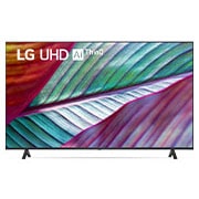 LG 65-palcový televízor Smart TV LG UHD UR78 s rozlíšením 4K, 2023, Pohľad spredu na televízor LG UHD TV, 65UR78006LK, thumbnail 1