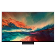 LG 75'' LG QNED TV, Procesor α7 Gen6 AI, webOS smart TV, pohľad spredu s ilustračným obrázkom, 75QNED863RE, thumbnail 2