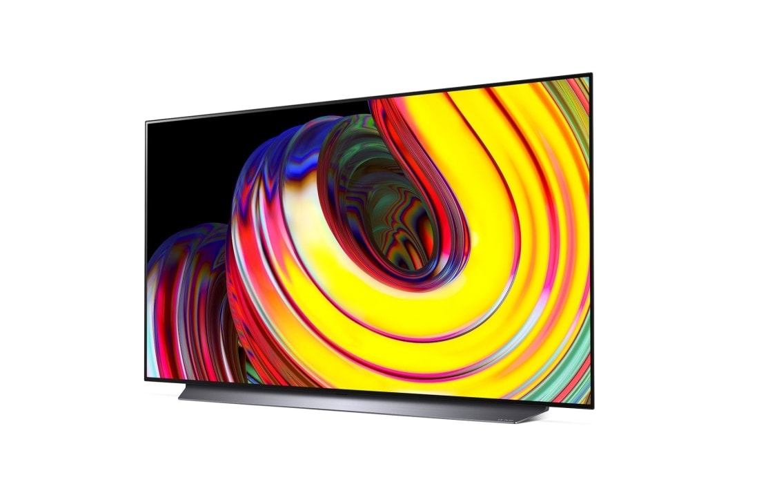 LG 65'' LG OLED evo TV, webOS Smart TV, pohľad zboku -15 stupňov, OLED65CS6LA, thumbnail 2