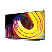 LG 65'' LG OLED evo TV, webOS Smart TV, pohľad zboku -15 stupňov, OLED65CS6LA, thumbnail 2