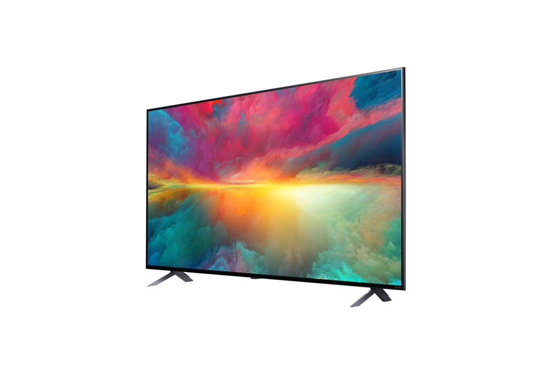 LG 65'' LG QNED TV,  Procesor α5 Gen6 AI, webOS smart TV, 30 degree side view, 65QNED753RA, thumbnail 3