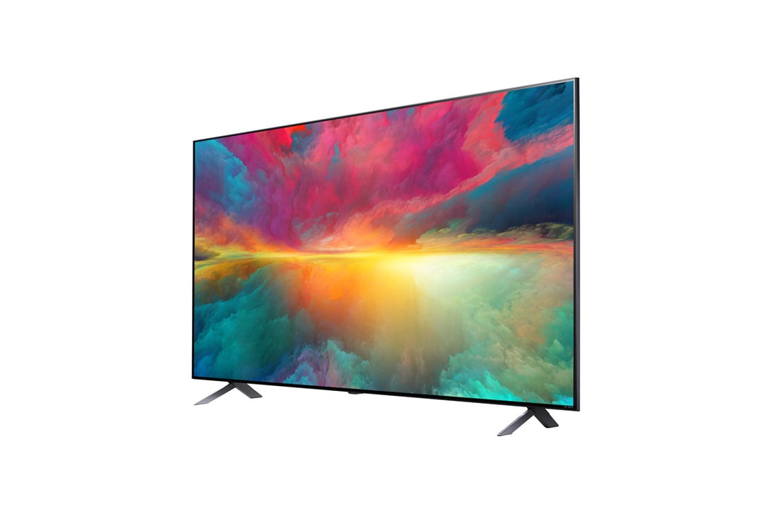 LG 75'' LG QNED TV,  Procesor α5 Gen6 AI, webOS smart TV, 30 degree side view, 75QNED753RA, thumbnail 3