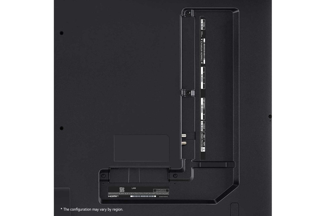 LG 50-palcový LG QNED AI QNED86 4K Smart TV 2024, Detailný záber horného okraja LG QNED TV, QNED86, 50QNED86T6A, thumbnail 6