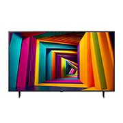 LG 55-palcový LG UHD AI UT91 4K Smart TV 2024, Pohľad spredu na LG UHD TV, UT90, 55UT91006LA, thumbnail 2