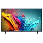 LG 86-palcový LG QNED AI QNED85 4K Smart TV 2024, Pohľad spredu na LG QNED TV, QNED85, 86QNED85T6C, thumbnail 2