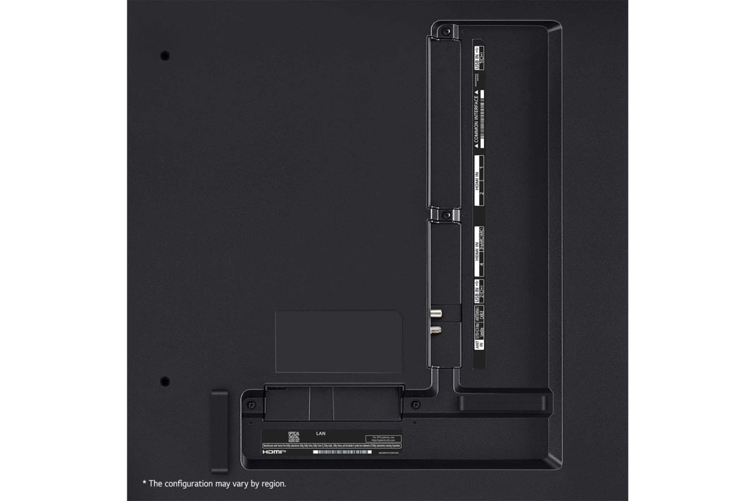 LG 55-palcový LG QNED AI QNED87 4K Smart TV 2024, Detailný záber horného okraja LG QNED TV, QNED87, 55QNED87T6B, thumbnail 6