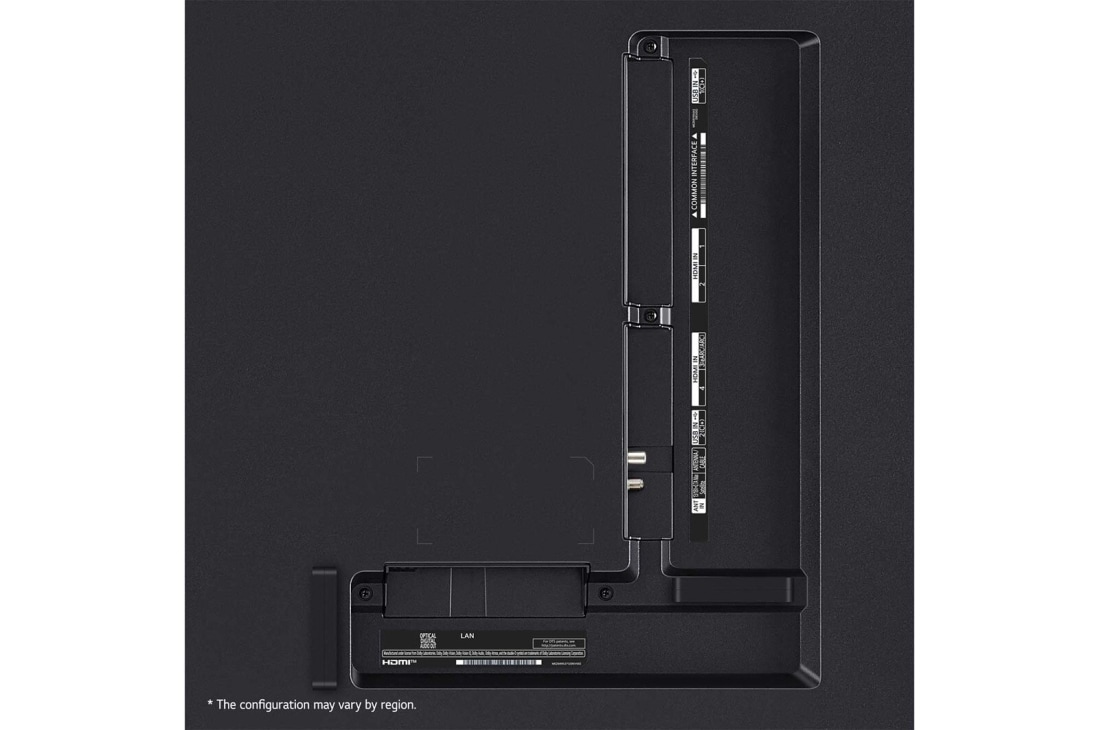 LG 75-palcový LG QNED AI QNED87 4K Smart TV 2024, Detailný záber horného okraja LG QNED TV, QNED87, 75QNED87T6B, thumbnail 6