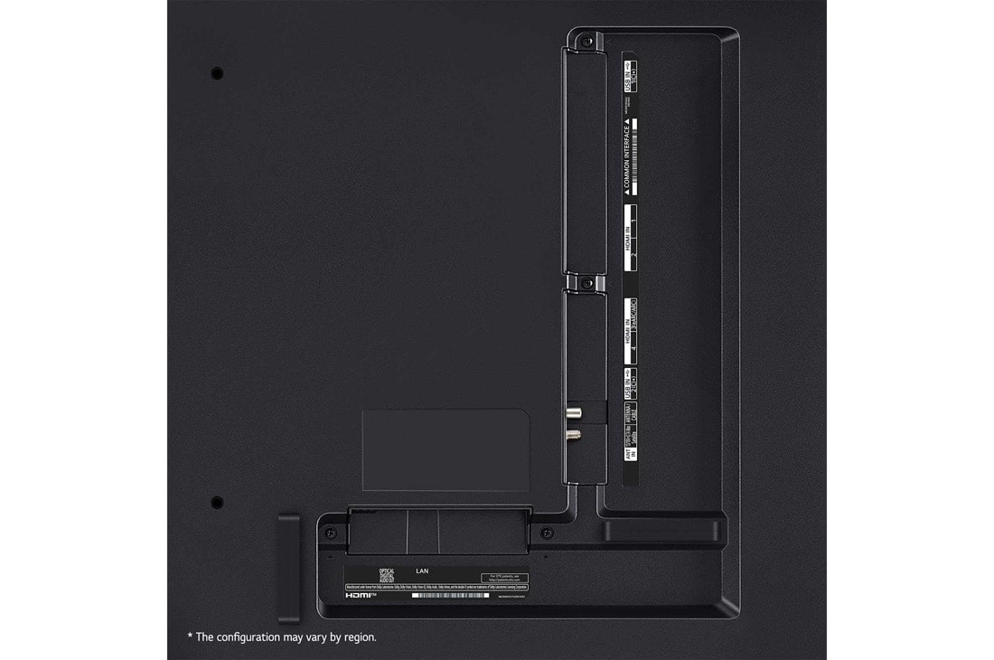 LG 55-palcový LG QNED AI QNED86 4K Smart TV 2024, Detailný záber horného okraja LG QNED TV, QNED86, 55QNED86T6A, thumbnail 6