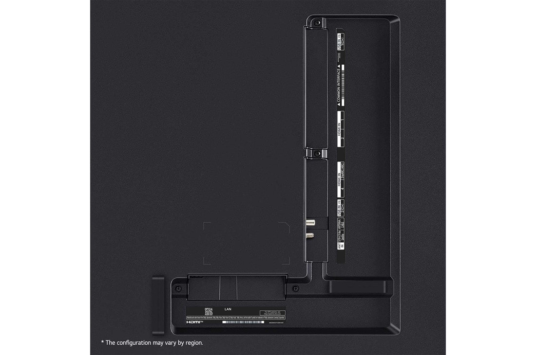 LG 75-palcový LG QNED AI QNED86 4K Smart TV 2024, Detailný záber horného okraja LG QNED TV, QNED86, 75QNED86T6A, thumbnail 6