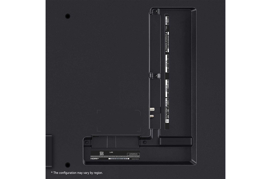 LG 86-palcový LG QNED AI QNED86 4K Smart TV 2024, Detailný záber horného okraja LG QNED TV, QNED86, 86QNED86T6A, thumbnail 6