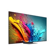 LG 86-palcový LG QNED AI QNED86 4K Smart TV 2024, Mierne naklonený ľavý bočný pohľad na LG QNED TV, QNED86, 86QNED86T6A, thumbnail 3