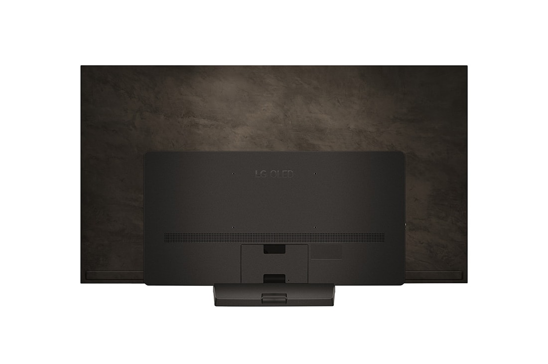 LG 65-palcový LG OLED evo AI C4 4K Smart TV OLED65C4, Zadný pohľad na televízor LG OLED evo TV, OLED C4, OLED65C44LA, thumbnail 11